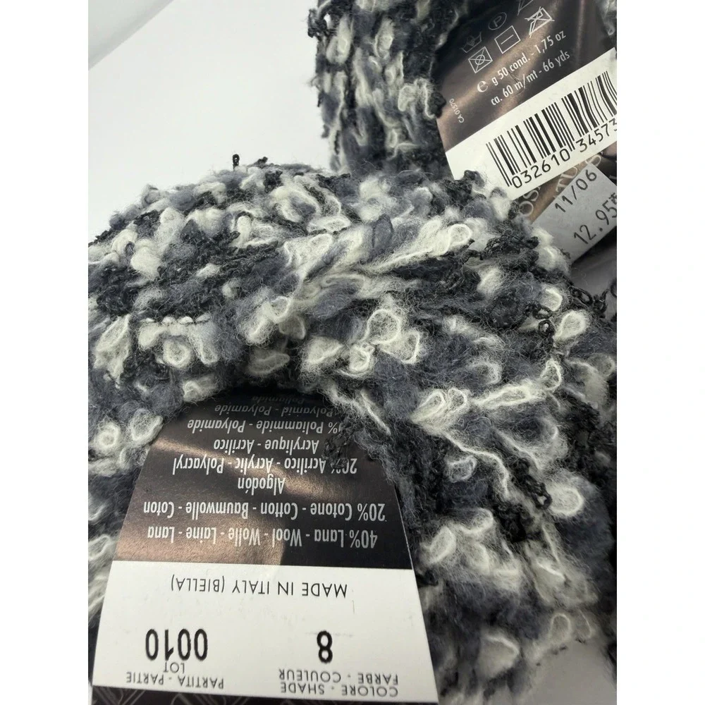 Filatura Di Crosa Yarn Folly Wool Blend Made In Italy Boucle